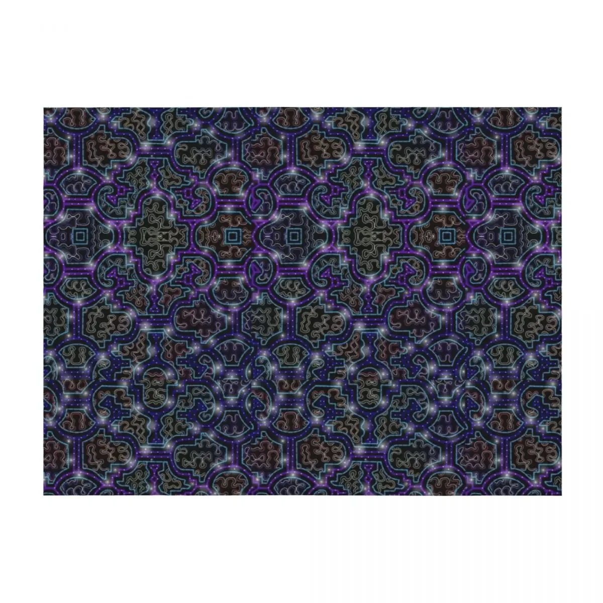 

Shipibo Pattern/Ayahuasca Visions Throw Blanket sofa bed Soft Extra Large Throw Cute Plaid Blankets