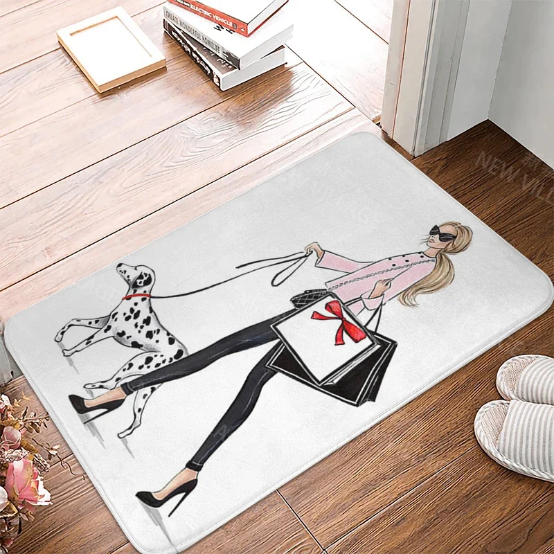 Anti-slip Bath Mat Bathroom Small Rug Shower Mat Home Decor Door Mat Kitchen Bedroom Entrance Room Mats boho abstract morandi