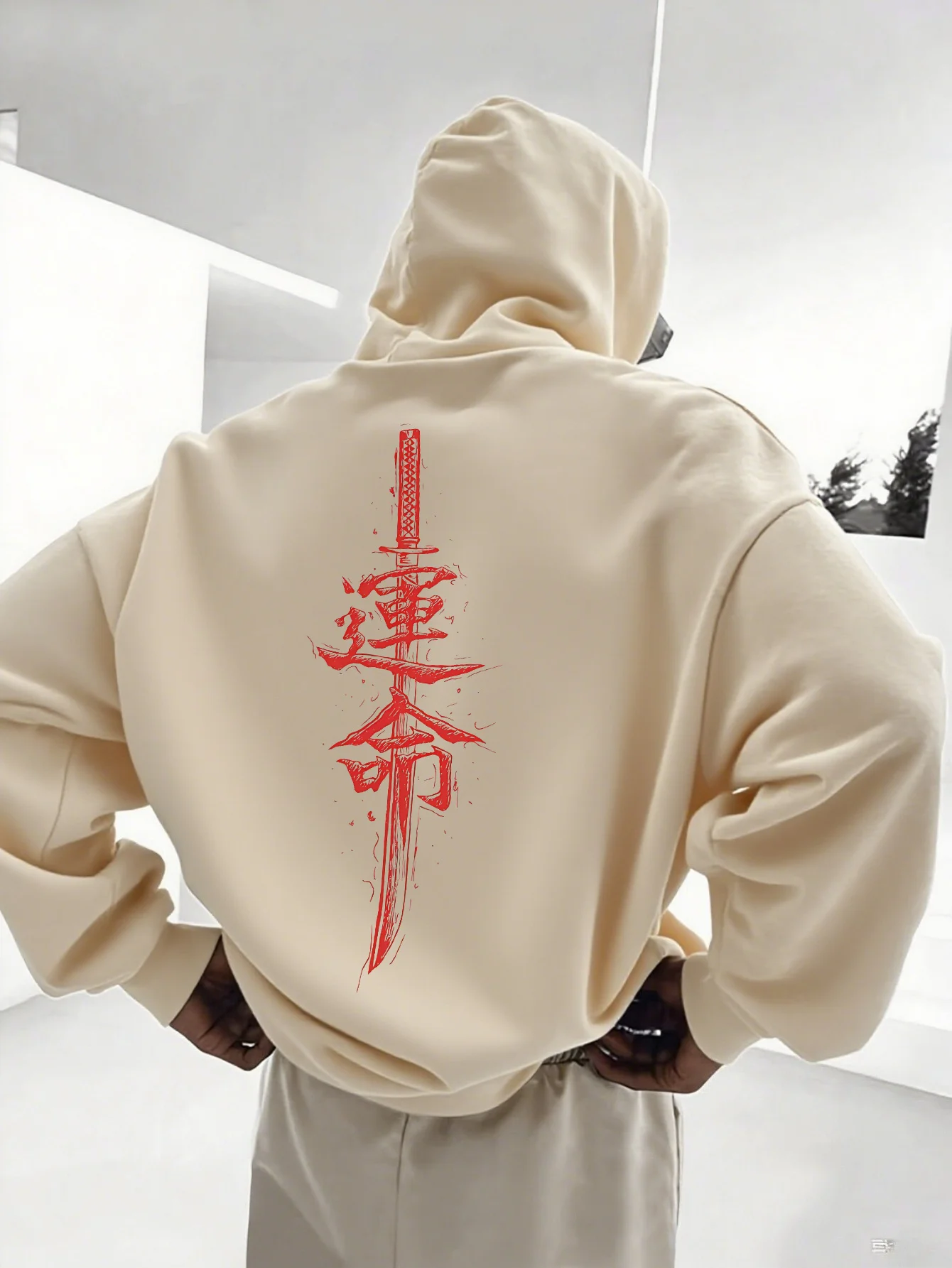 Korean-style Chinese-pattern Men Women Hoodie Outdoor Street Trend Casual Sports Hip-hop Spring Autumn Winter Sweatshirt Clothes - Image 5