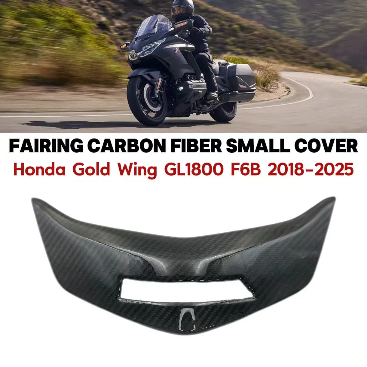 

for Honda Gold Wing GL1800 F6B gl1800 Tour DCT 2018-2025 motorcycle rectifier hood carbon fiber front cover