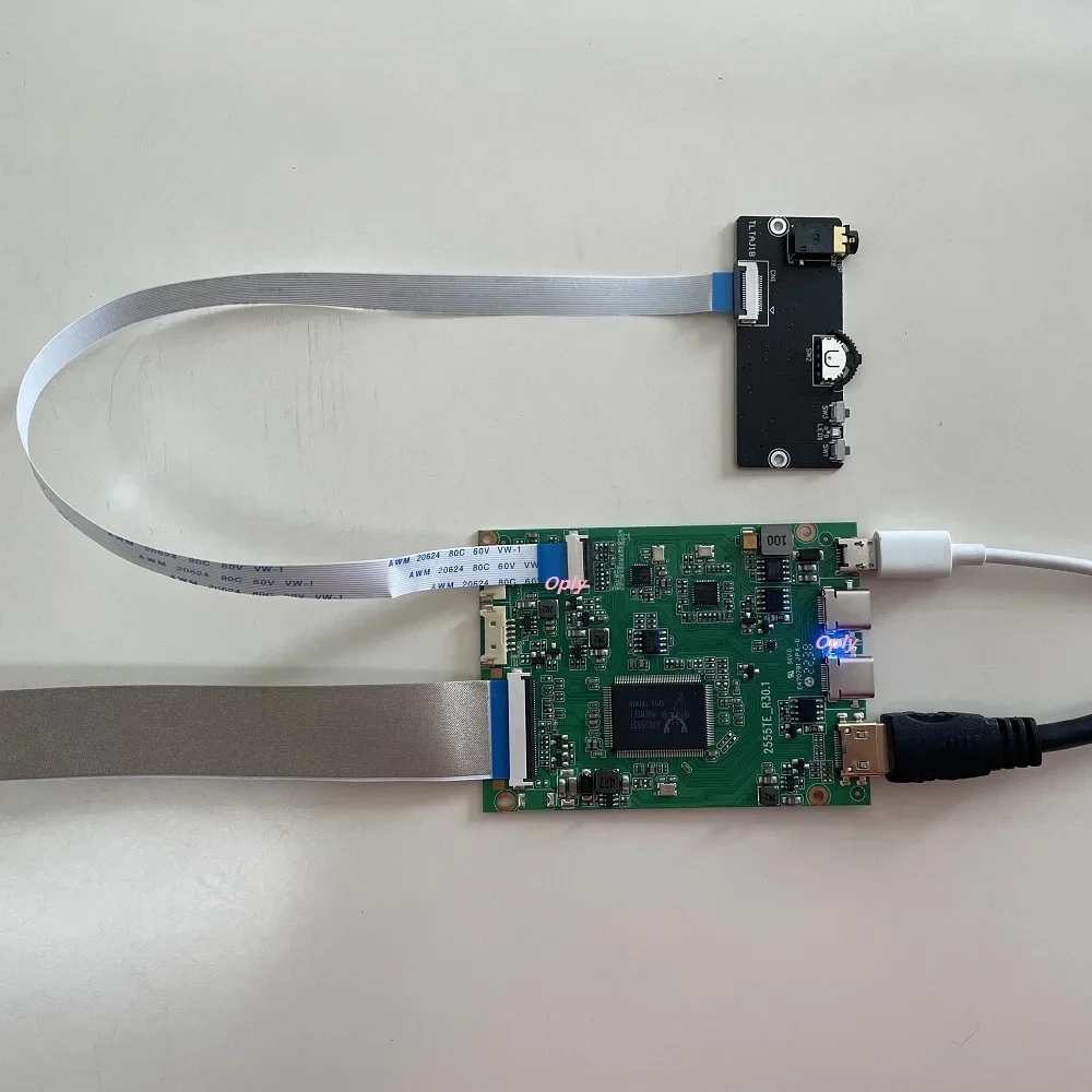 Type-C USB mini HDMI-compatible 5V + 17.3" 1920X1080 LED panel IPS Screen EDP controller board For PC PS X360 Laptop raspberry