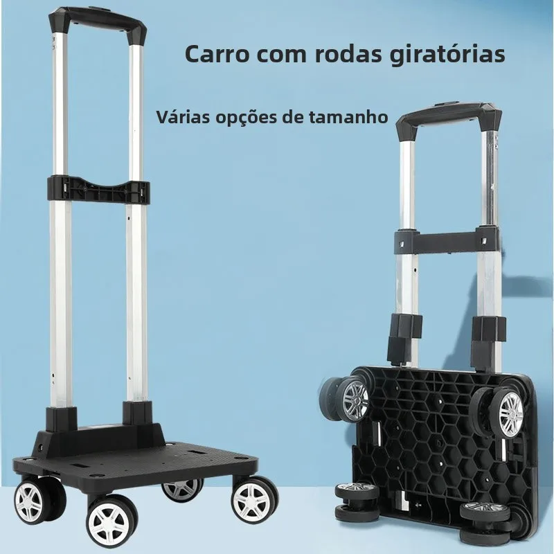 アルミ合金製伸縮ハンドル付き学生用バックパック、ダブルショルダーバッグ、車椅子用押し引き式荷物アクセサリー