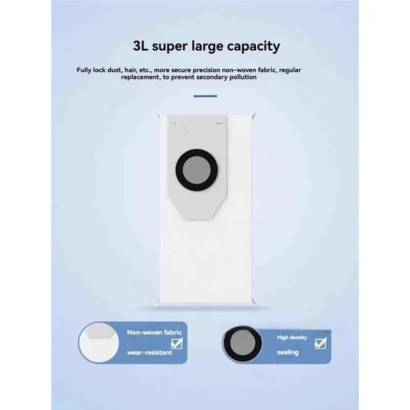 

10 шт. мешки для пыли Formidea V12 V10 W11/Eureka J12 Ultra, запасные части для пылесоса, мешки для пыли