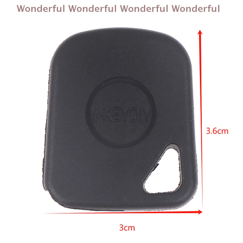 KD VVDI Blade Head Universal Key Shell, 5/10Pcs DIY Transponder Car Key with Chip Slot and Diverse Key Handle