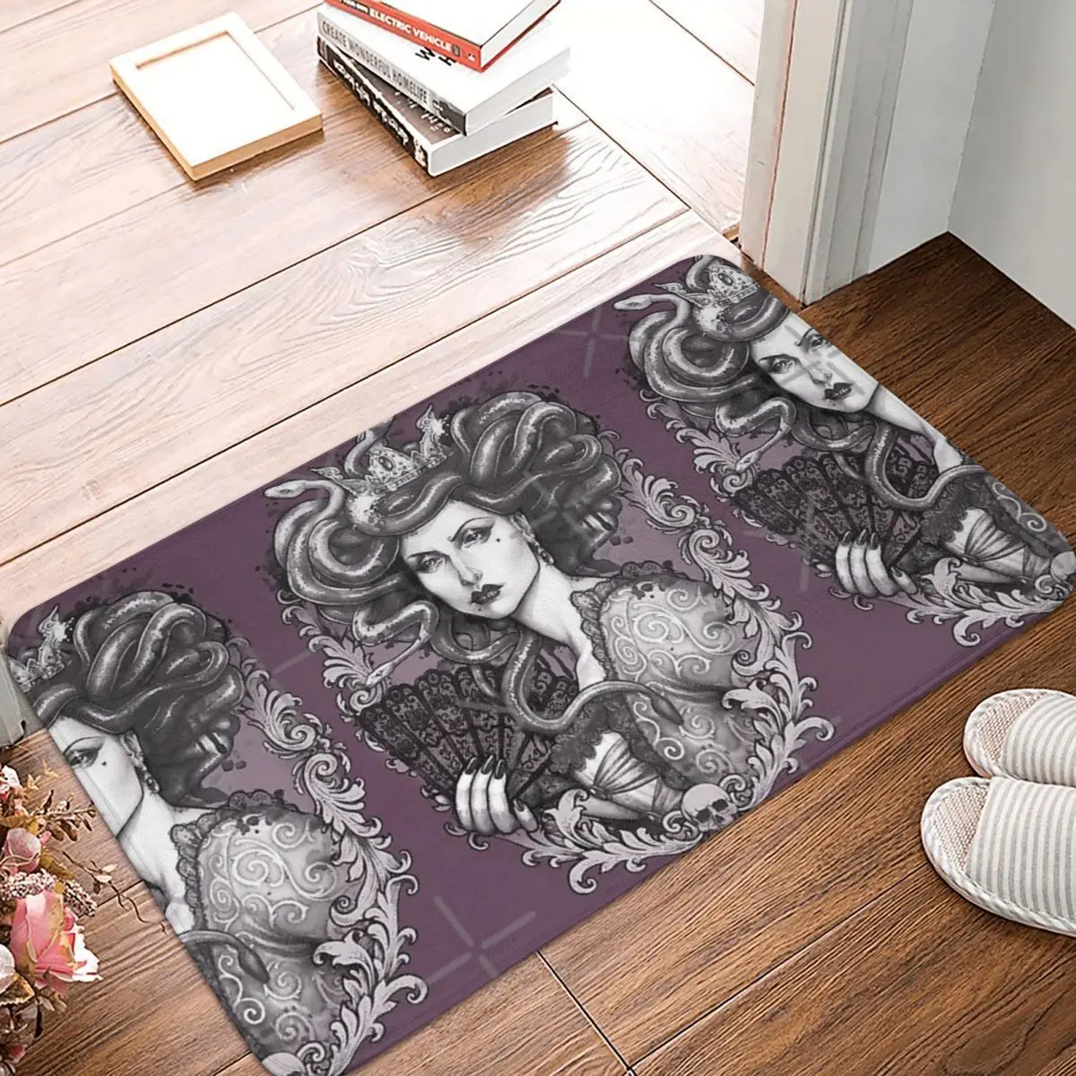 MEDUSA THE EMPRESS TAROT CARD Facecloth Non-Slip Floor Mat BedroomsThick And Comfortable, Durable Foot Mats