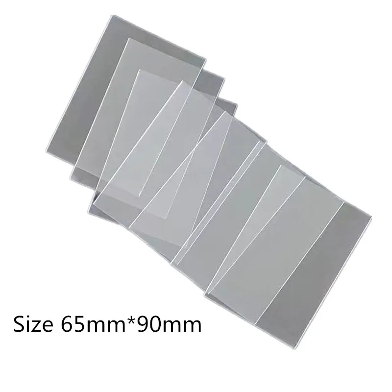 100Pcs，500pcs，1000pcs，Anime Collection Card Transparent Card Sleeve Protective Film Hobby Toy Gift