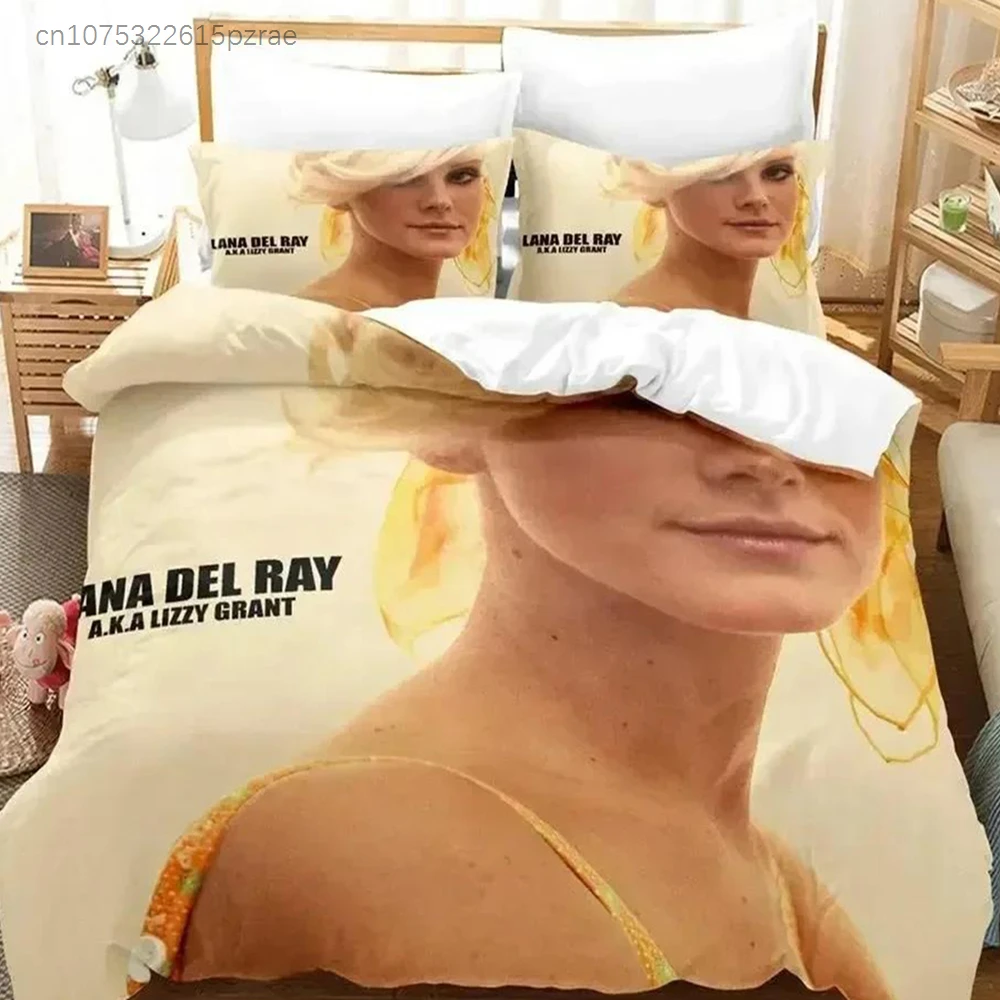 Top Single Lana Del Rey May Jailer Bedding Set Duvet Cover Bed Set Quilt Cover Pillowcase Comforter King Queen Size Boys Adult 4