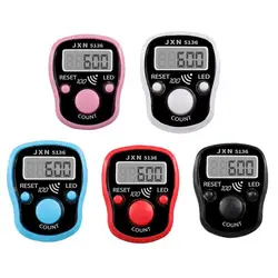 Handheld Electronic Counter Tasbeeh Finger Digital Bead Timer LCD Digit Display Tasbeeh Tasbih Hand Tally Counter Clicker