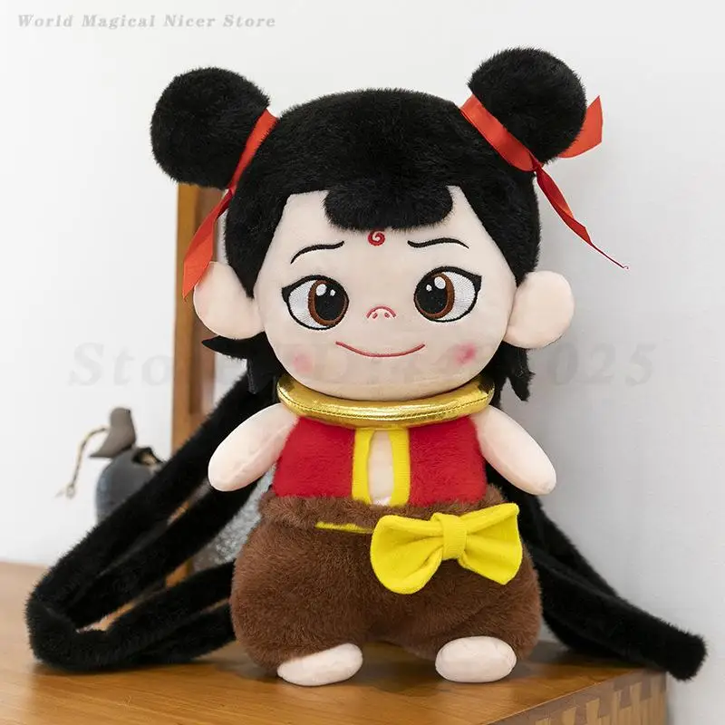 Nezha Birth of The Demon Child Backpack Cartoon Anime Peripherals Kids Boys Girls Double Shoulder Bag Holiday Gifts Accessories