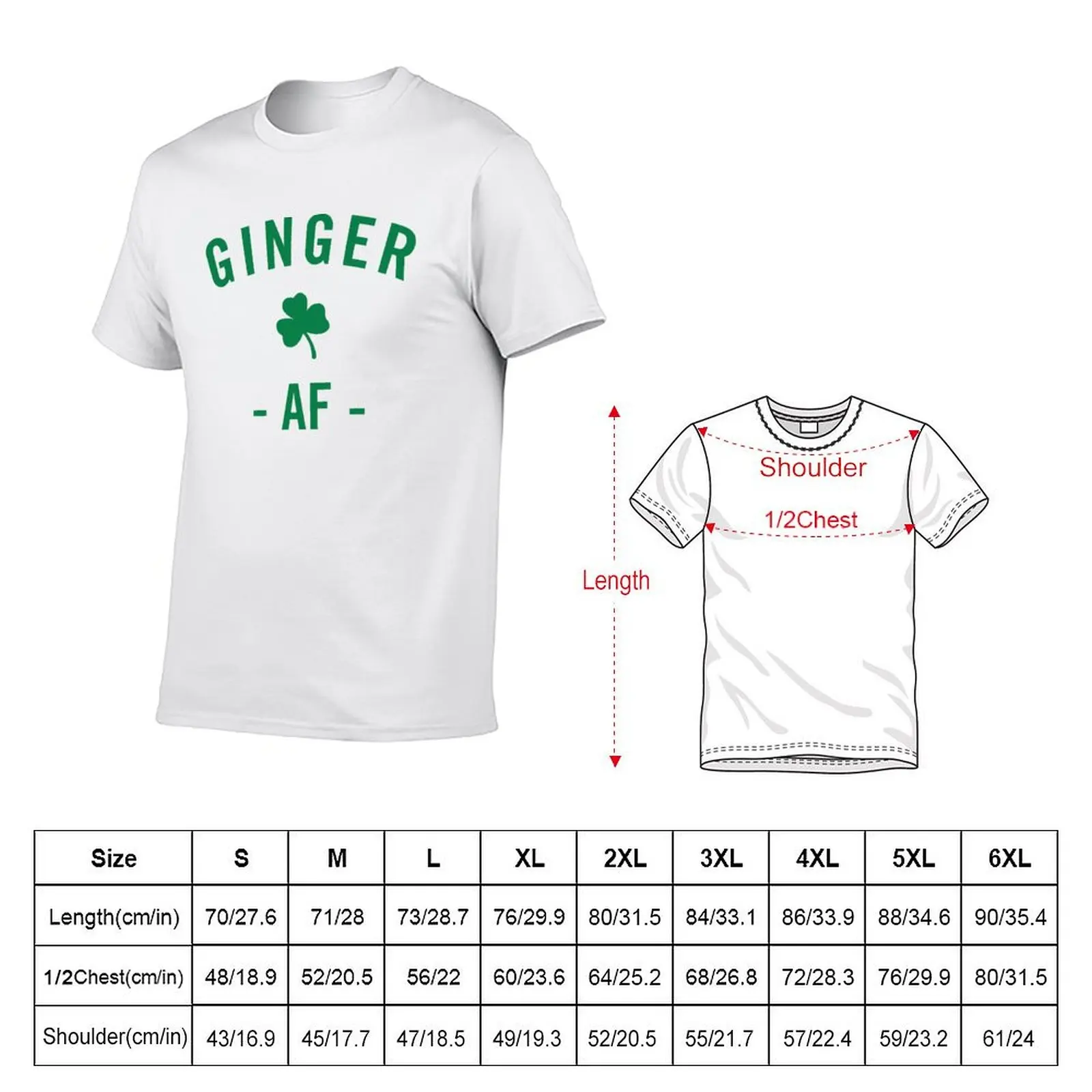 Ginger AF T-Shirt Casual Work Wear T-Shirt