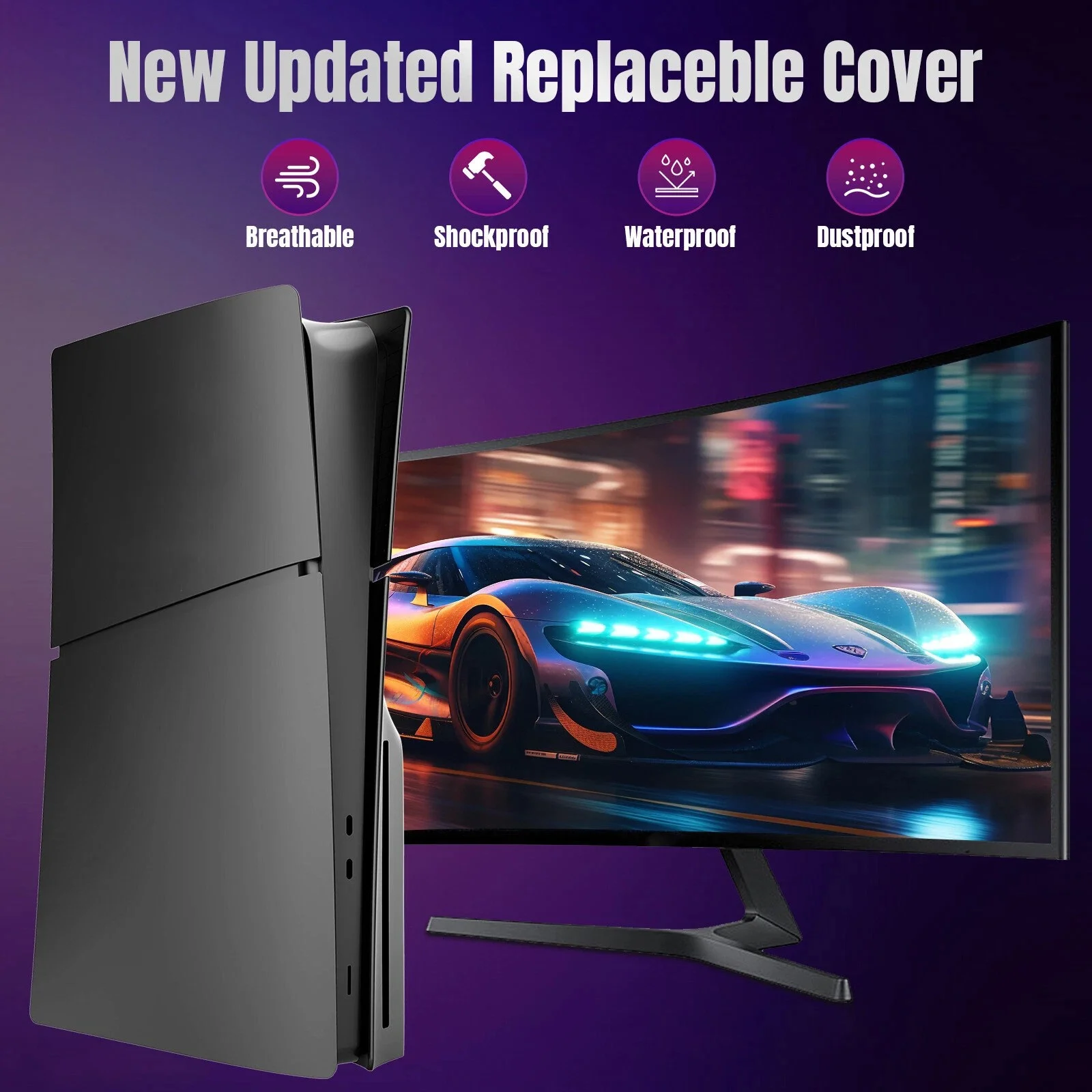 Console Plates Panel Shell Cover Faceplate For PS5 Slim/PRO Digital/Shell-Disc