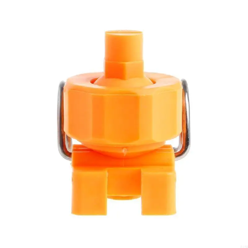 

F19B 3/4" Adjustable Ball Flat Fan Full Cone Clamp Clip Nozzle Watering Irrigation