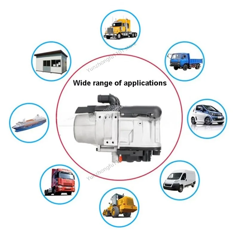 12V 5KW Diesel Parking Heater with Water Pump, GSM Phone Remote Control, Car Diesel Water Heater Engine Preheater - view 4