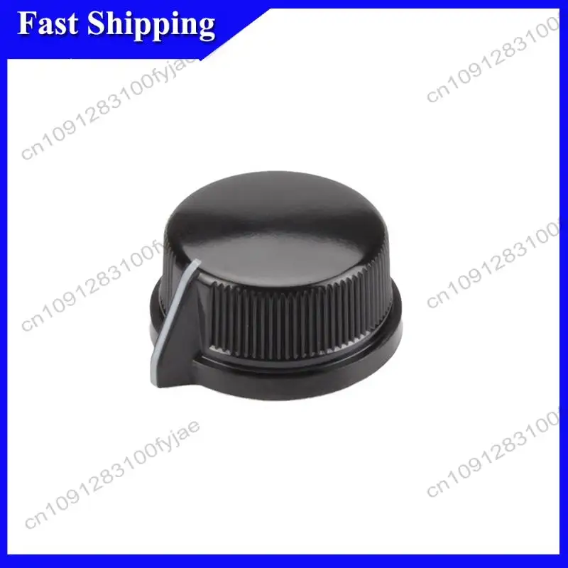 

-X07A 30PCS 6.35Mm Shaft Brass Inside Set Screw Guitar Pedal Effects Control Amp Knob Guitar Replacement Accessories Black