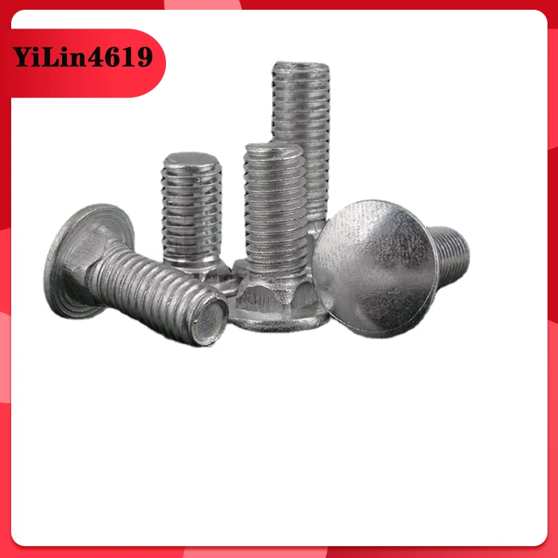 Carriage screw / bolt angle iron screw bridge screw shelf screw M6 * 12 / 16 M8 * 16 / 20 / 25 10Pcs