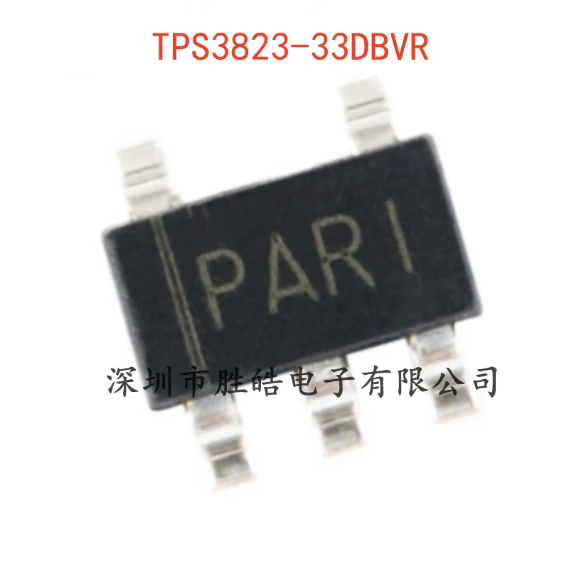 (10PCS)  NEW   TPS3823-33DBVR   with Watchdog Power Supply Voltage Monitor  Chip   SOT23-5   TPS3823   Integrated Circuit