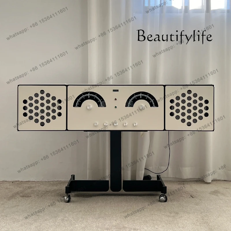 

Medieval high-footed TV cabinet French solid wood living room household small apartment floor-to-ceiling TV cabinet