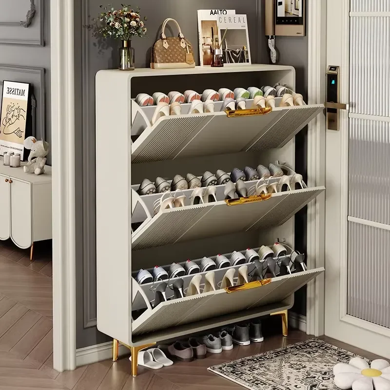 Ultra Thin Home Entrance, Wall Facing Hallway, Entrance Shoe Cabinet