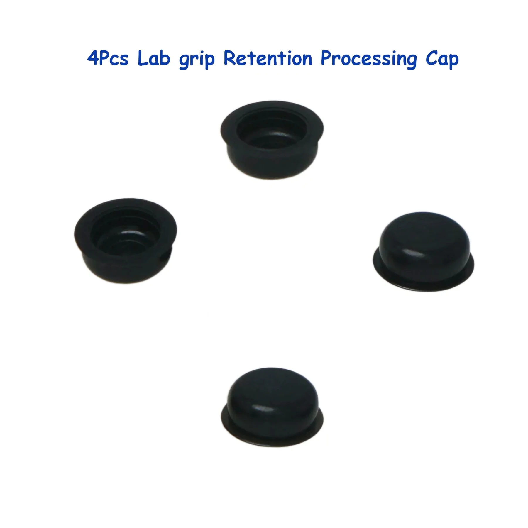 

4Pcs Dental Overdenture Abutment Compatible Locator System Lab Retention Processing Cap