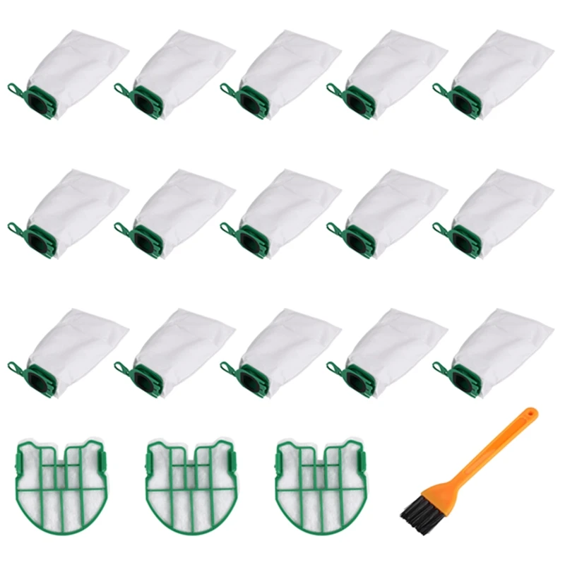 Saco de aspirador de pó AC66 para Vorwerk Kobold VB100 FP100 VB 100 FP 100, filtros de saco de pó a vácuo