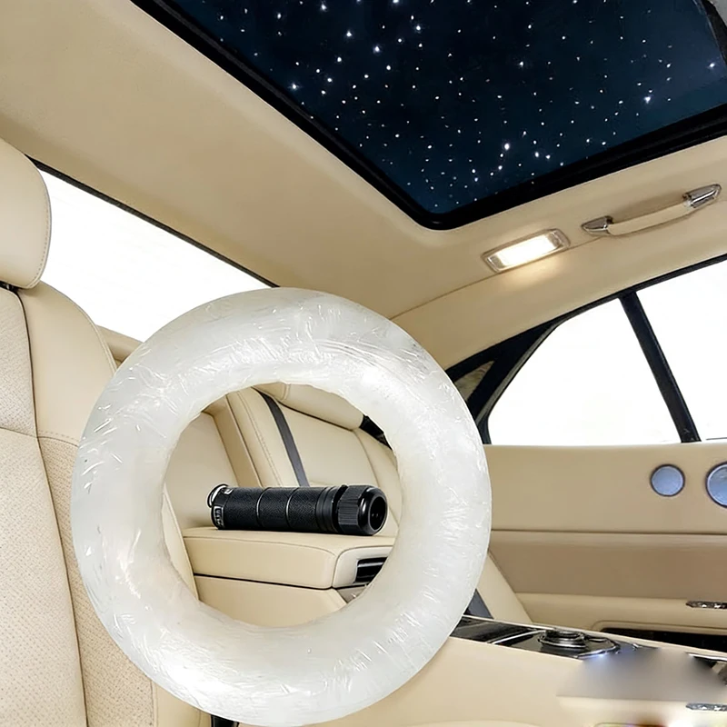 

fiber lamp SMALL 6W RGBW Car RooM Star Lights LED Optic star ceiling kits Optical fiber RF control Mobile WP Bluetooth Optical