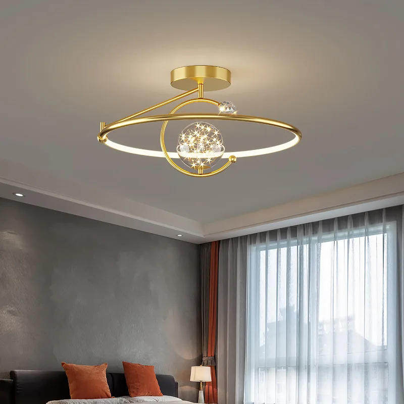 

New LED Ceiling Lights For Studyroom Bedroom Dining Room Foyer Kitchen Villa Apartment Indoor Home Lighting Creative Lamps Style