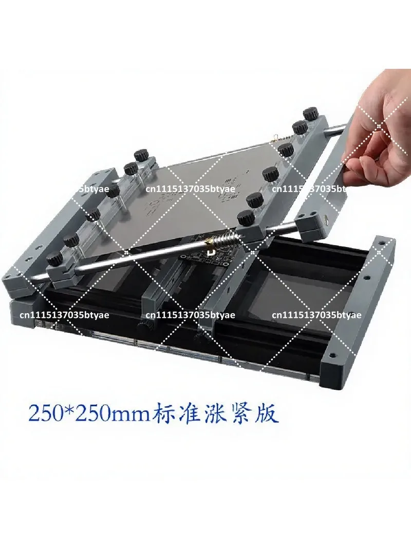 Mini Manual Solder Paste Stencil Printer Portable PCB Stencil Printing Station Handheld Screen Printing Machine 250x250mm