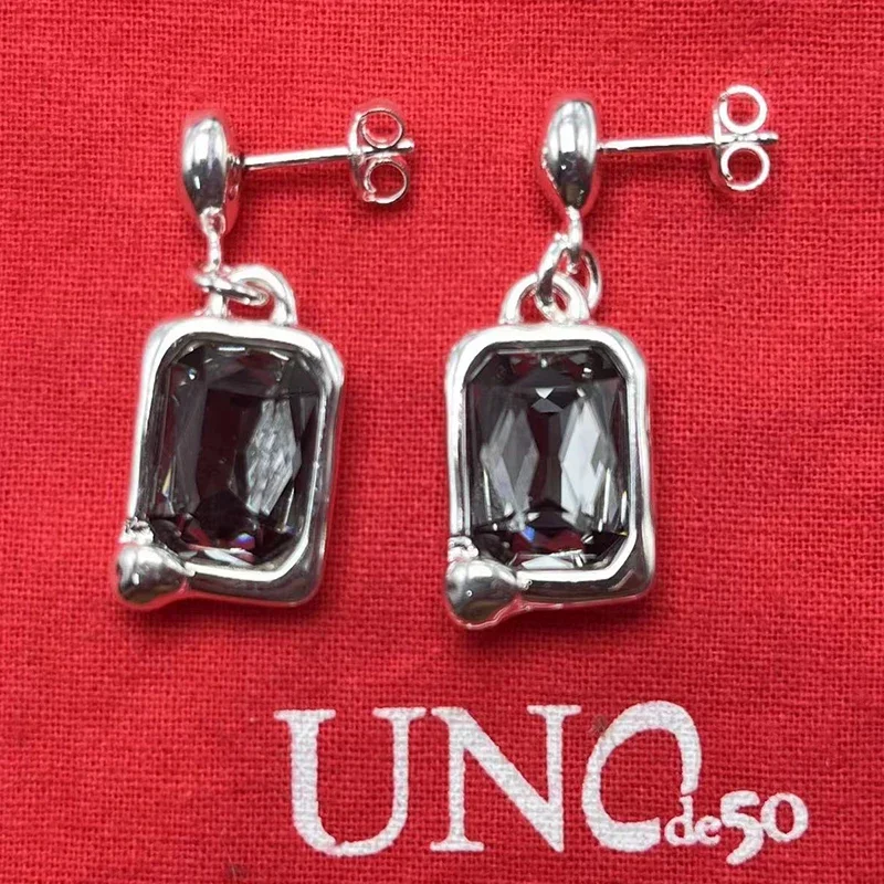 2023 New UNOde50 Best Selling Exquisite High Quality Gem Women's Earrings and Jewelry Gift Bag in Europe and America