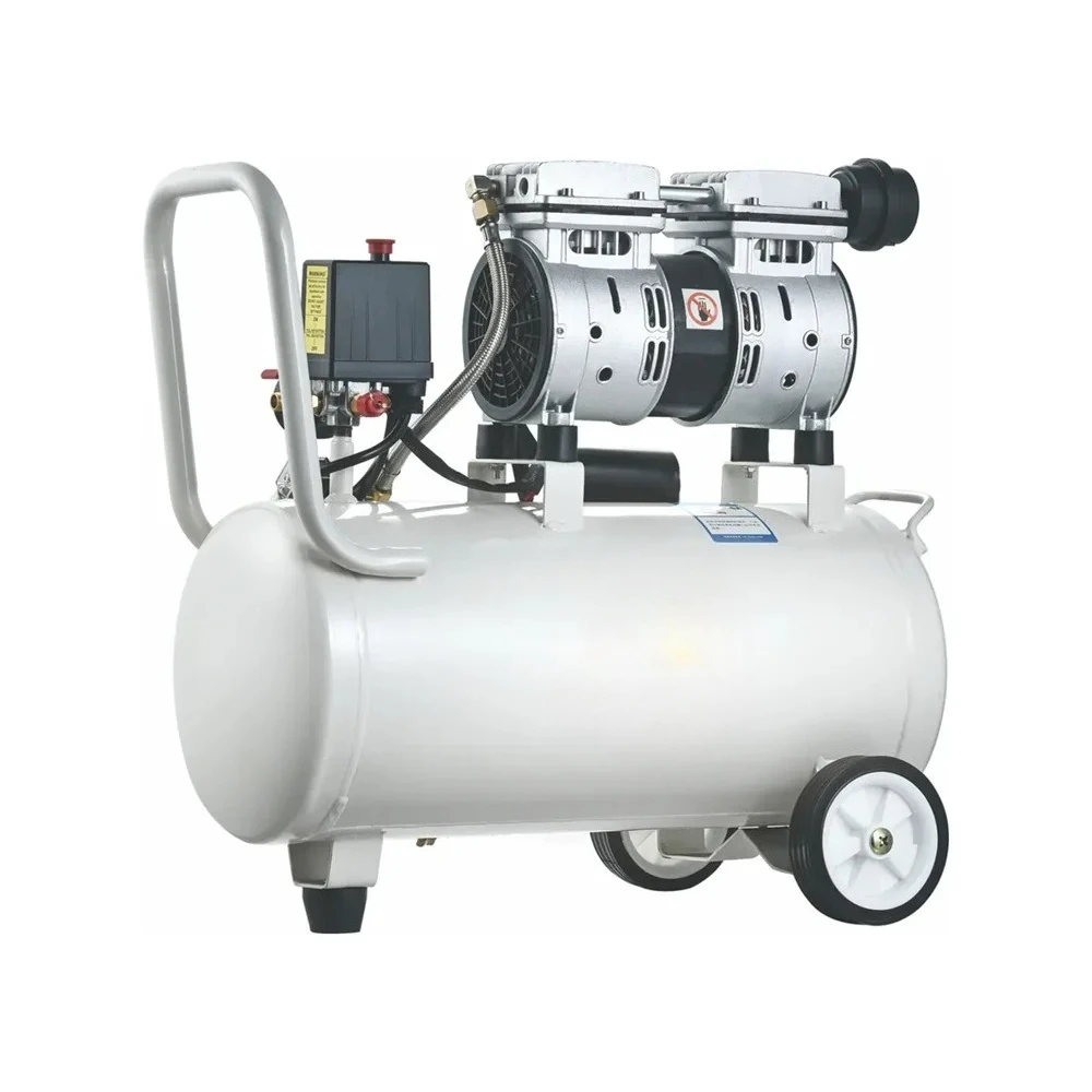 Low Price 220v 50hz Portable Piston Air Compressor Oil Free Silent Air Compressor Oil Free