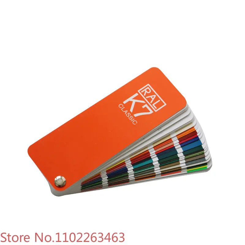 version of German original Raul K7 color card RAL international color card hardware paint coating European standard color card