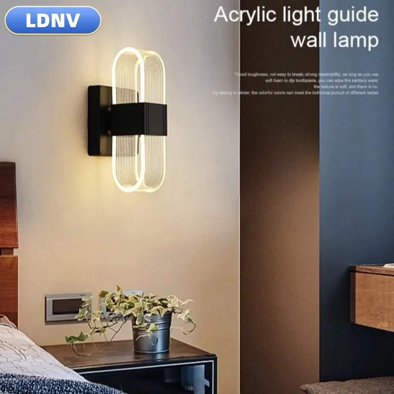 

Modern LED Wall Lights Gold Nordic Style Wall Lights Fixtures Hallway, Dining Room, Living Room, Bathroom