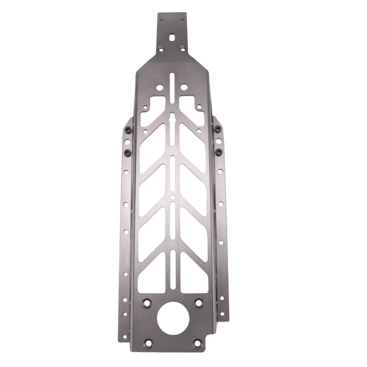 New Metal Keel Style Main Frame Chassis for 1/5 HPI BAJA ROVAN KM 5B 5T 5SC SS Rc Car Toys Parts,Titanium