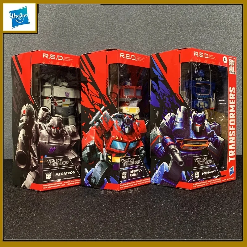 

hasbro original Transformers Anime Figure RED Optimus Prime Megatron Action Figure Toys For Boys Girls Kids Gift Collectible