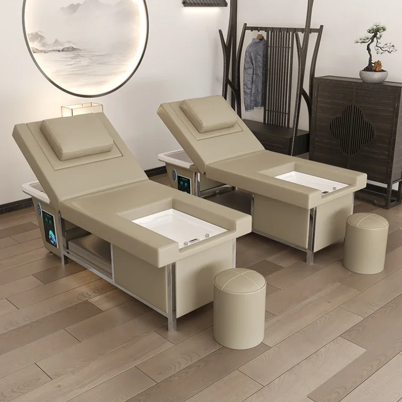 

Automatic Professional Shampoo Chairs Head Spa Barber Shop Luxury Shampoo Chairs Minimalistic Comfort Cabeceiras Furniture