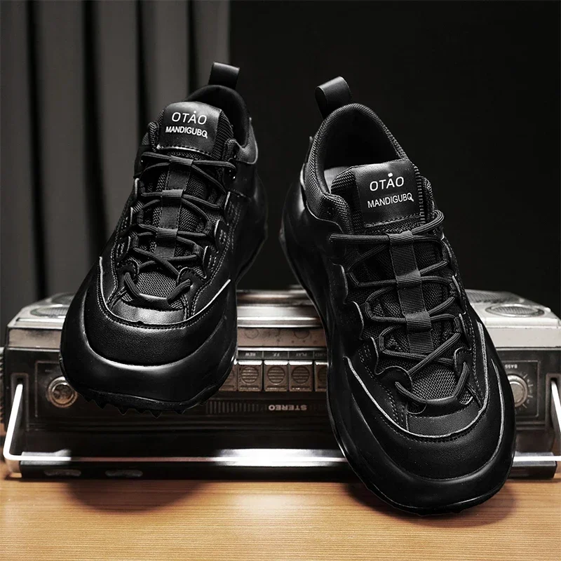 Men's Casual Sneakers Shoes Trendy All-match Outdoor Shoe Anti-slip Wear-resistant Mens Shoe High-elastic Casual Mens Shoes Hot