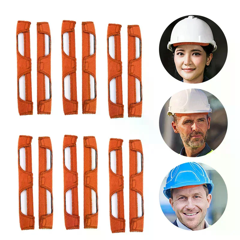 

2/6 шт. впитывающие пот ленты для каски, подушечки-вкладыши для сварочной каски, комфортные накладки для летней каски, повязка на голову от пота