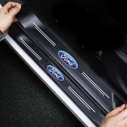 Car Door Sill Protector Welcome Pedal Cover Anti-drity Anti-scratch Strip Protective Strip for Fords 2 3 4 5 MK 2 6 7 Ranger