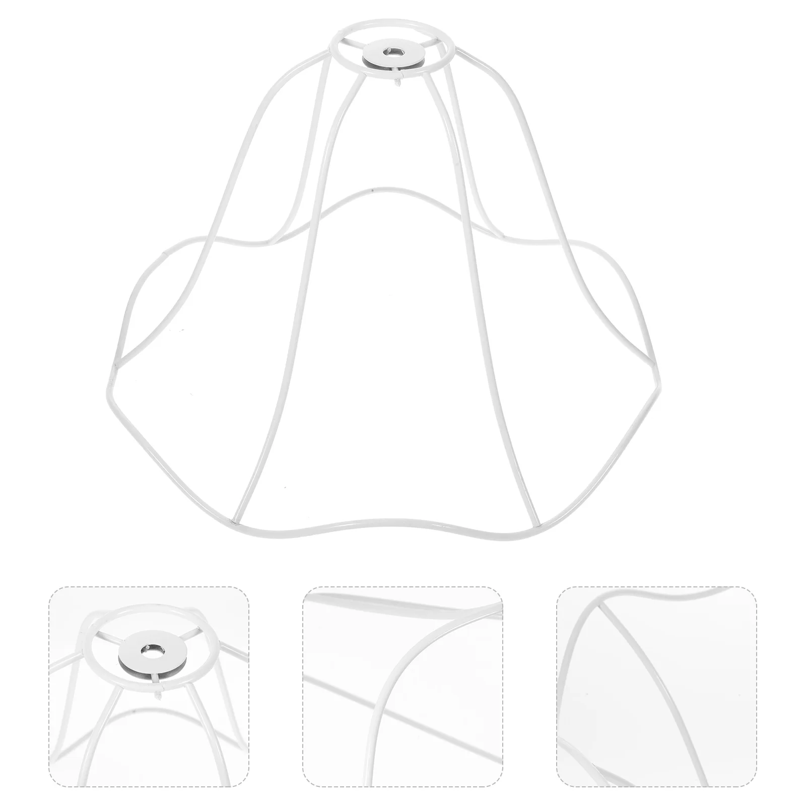 Metal Lampshade Frame Diy Lamp Shade Cage Pendant Chandelier Making Frame For Table Desk Light Accessories Brackets