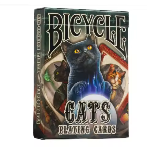 Bicycle Lisa Parker Cats Playing Cards Card Games USPCC Collectible Poker Deck Card Magic Magia Magie Magicians Prop Accessory