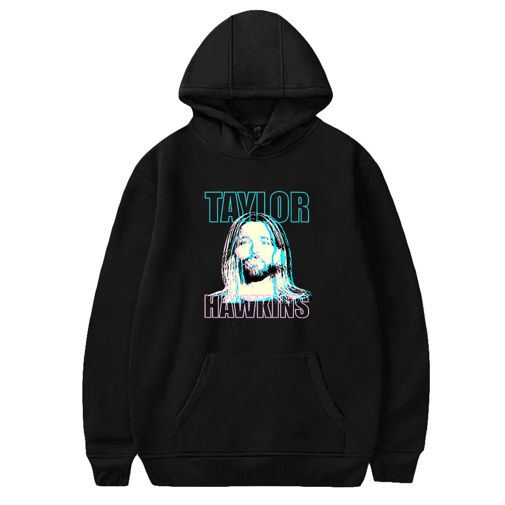 Rip Taylor Hawkins Hoodie Unisex Long Sleeve Sweatshirt Women Men's Hooded Pullover Rest in Peace Clothes