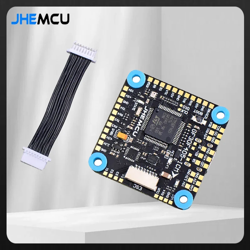 

JHEMCU GF30F405-ICM Baro OSD BalckBox 5 В 10 В Dual BEC F405 Контроллер полета 3-8S 30X30 мм для RC FPV Запчасти для дрона для фристайла