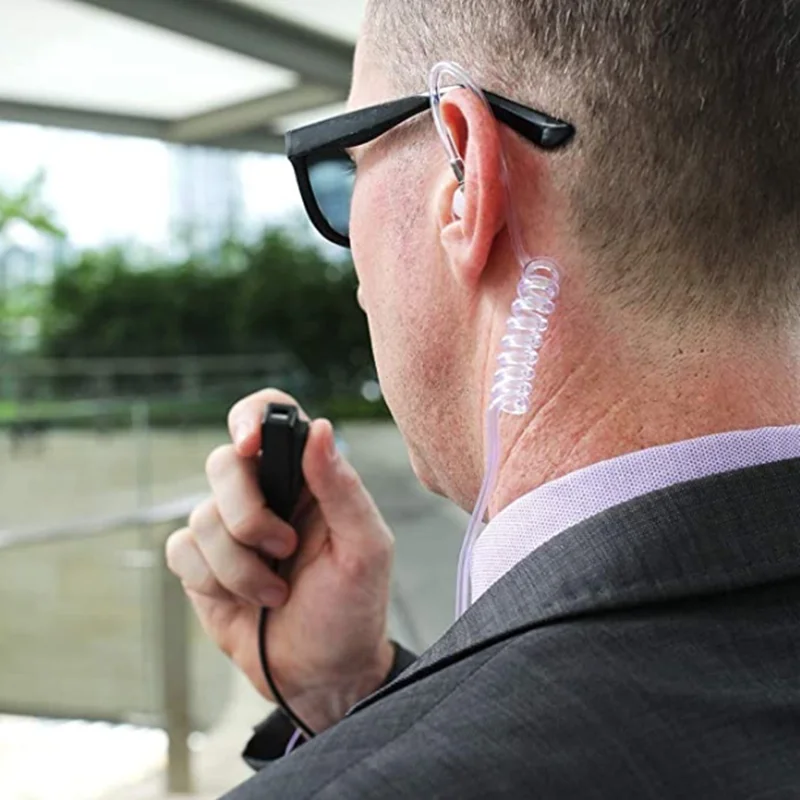 RISENKE-Acoustic Air Tube Walkie Talkie Earpiece Headset for Hytera,PD685,PD605,PD602,PD680,PD682,BP4005,HYT,PD600,PD662,X1p,X1e - Image 6