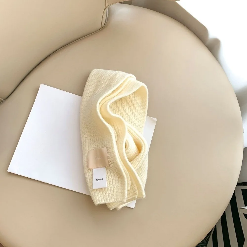 New Windproof Neck Warmer Warm Versatile Neckerchief Solid Color Coldproof Shawl Autumn and Winter