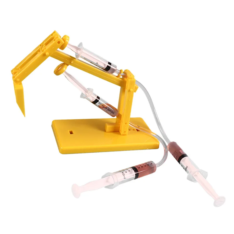 Kreative selbstgemachte Gas hydraulische Kolbenbagger Technologie kleine Produktion kleine Erfindung DIY wissenschaftliche Experiment Modell Ma