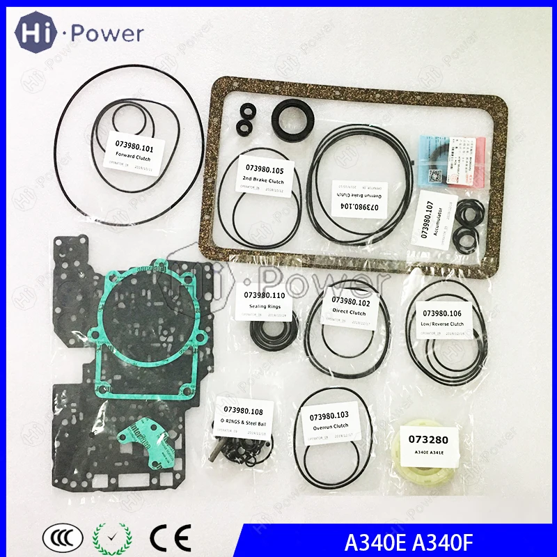 A340E 30-40LE Automatic Transmission Clutch Overhaul Repair Kit Oil Seal Gasket For TOYOTA CROWN A340 Gearbox