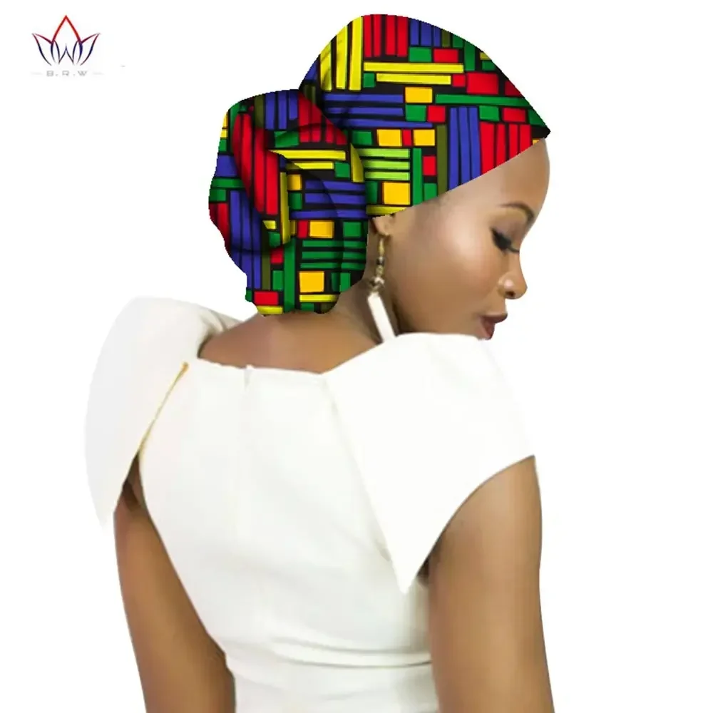 Fashion New Style African Headwear for Women Ankara Headband Decorations Wrap Tie Scarf Africa Hair Accessories BRW WYB65