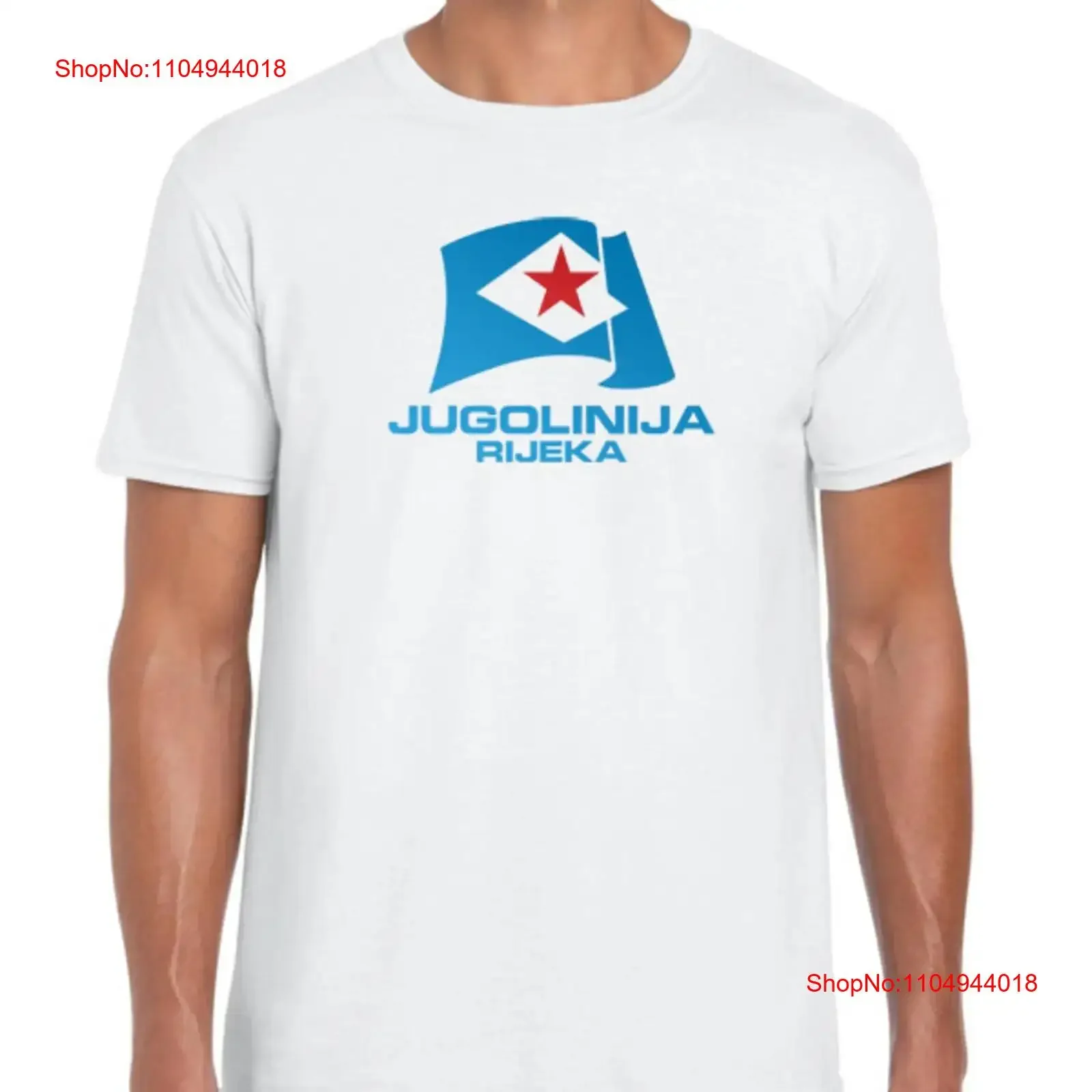 

Jugolinija Rijeka Yugoslavia Liner Shipping Company Jugoslavenska Linijska Plovidba Retro T Shirt vintage Washed fashion