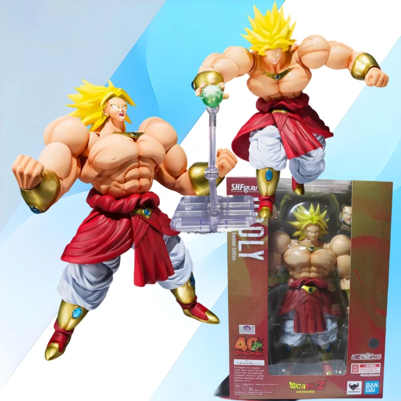 

Bandai Dragon Ball Z S.H.Figuarts SHF BROLY 40th Anniversary Figure Model Toys