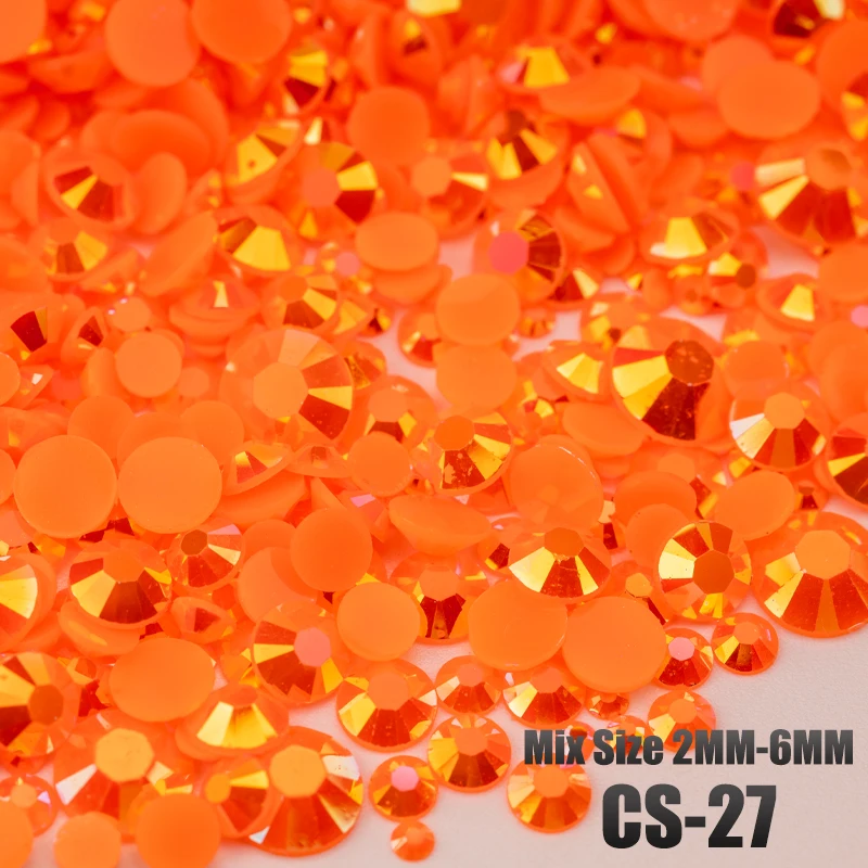 VDD 30/100g Gemischte Größen 2-6mm Harz-Strass-Kristall-Flachsteine aus Kunststoff Großhandel DIY Nagelzubehör Kunsthandwerk Dekoration – Detail 31