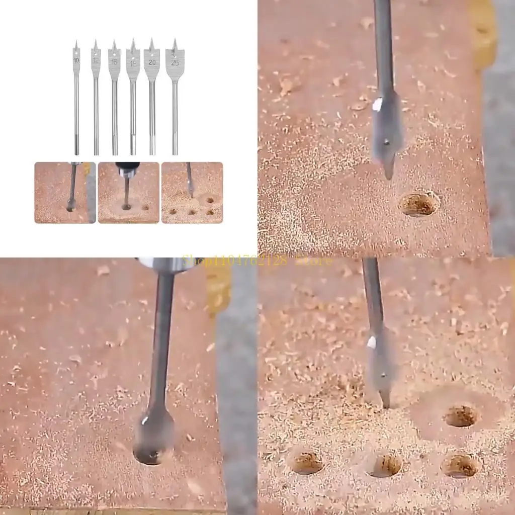 

Углешенная стальная сталь стальная древесная набор для инструментов с заостренными двойными краями для плавного бурения в Лучшая